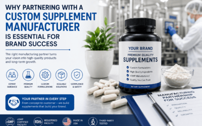 Why Partnering with a Custom Supplement Manufacturer Is Essential for Brand Success